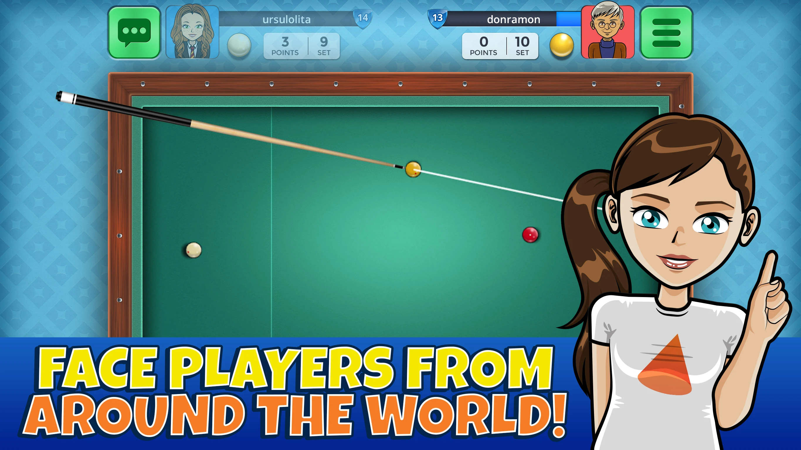 French Billiards Casual Arena screenshot